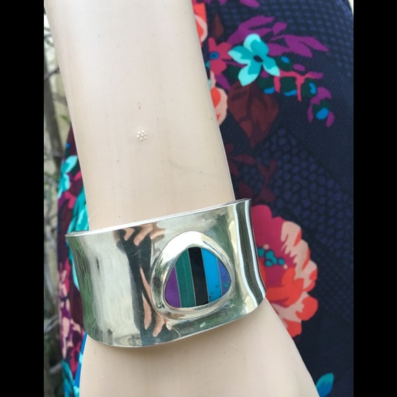 STERLING SILVER CUFF - Picture 3 of 8